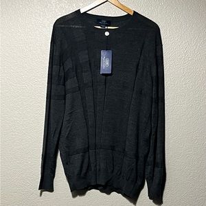 NWT Gobi Mongolian Cashmere Unisex Sweater in Gray